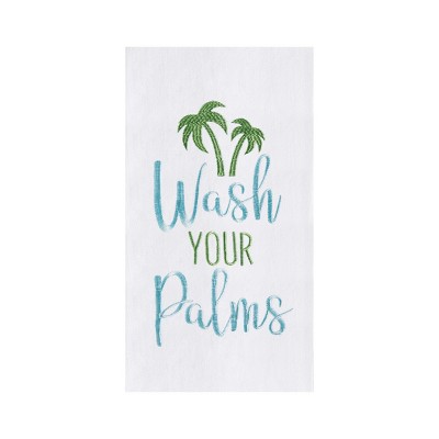 C&F Home Wash Your Palms Flour Sack Kitchen Towel