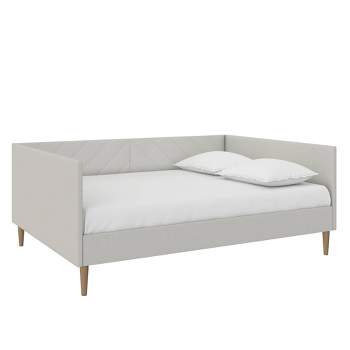 Valerian Upholstered Daybed Gray Linen - Room & Joy