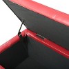 CAVINAS 51.25" Storage Ottoman Bench with Hidden Storage,Plush Footstool  with Soft-Close Hinges, Storage Bench for Living Room,Entryway - 3 of 4