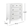 NicBex 42.80" H Metal Handles Modern Storage Dresser for Bedroom with Round Knobs & 4 Drawers - 3 of 4