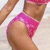 Women's Floral High Waist Banded Bikini Bottoms -Cupshe - 2 of 4