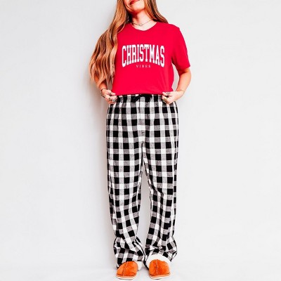 Simply Sage Market Women's Christmas Vibes Varsity Pajama Set
