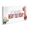 Stupell Industries Hear You Roar Dinosaurs, 17" x 7" - 3 of 4