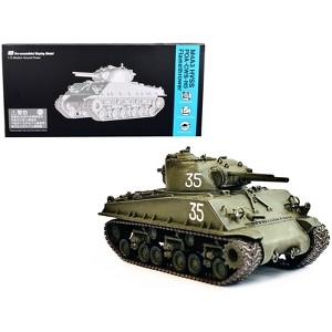 United States M4A3 HVSS POA-CWS-H5 Flamethrower Tank Olive Drab #35 "Hawaii" (1951) 1/72 Plastic Model by Dragon Models - 1 of 4