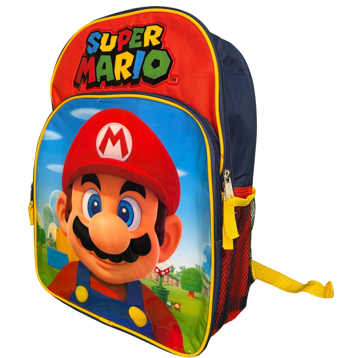 Super Mario Bros - Mario 16" School Backpack with Large Front Pocket - thumbnail 4