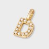 14K Gold Dipped Pearl Letter Charm - A New Day™ Gold - 2 of 2