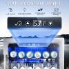 Hooure 17.51 in. Single Zone Freestanding 126-Cans Stainless Steel Beverage Cooler in Silver - 2 of 4