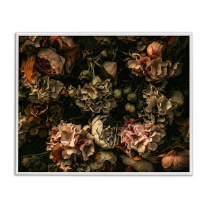 Stupell Industries Dark Moody Floral Botanical Closeup Detailed Design, 14" x 11" - 1 of 4