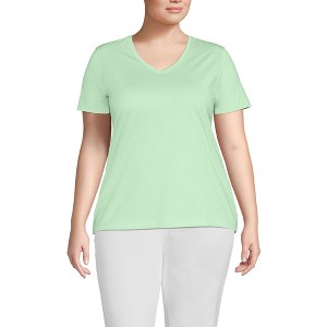 Lands' End Women's Relaxed Supima Cotton T-Shirt - 1 of 3