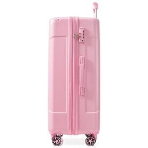 Cesicia Hardshell Luggage, Lightweight Durable ABS Suitcases with Double Wheels, Expandable 28-inch Checked Luggage - 1 of 4