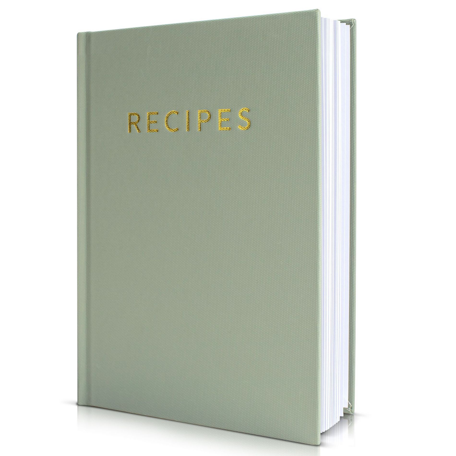 Aesthetic Blank Recipe Book with Waterproof Cover - Simplified Blank Cookbook To Write In Your Own Recipes