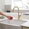 Single Handle Deck Mount Pull Down Sprayer Kitchen Faucet - image 4 of 4