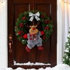 BABYYER Christmas Plush  Doll Ornaments, Santa Claus, Reindeer, Snowman, and Bears Xmas Hanging for Home Holiday Decoration - 3 of 4