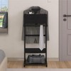 Hangers, wooden hangers for hanging clothes, portable hangers, independent hangers for entrances, bedrooms, and offices - 2 of 4