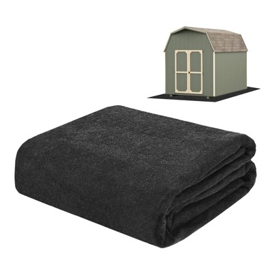 Unique Bargains Waterproof Felt Outdoor Storage Shed Flooring Mat Gray 1 Pc