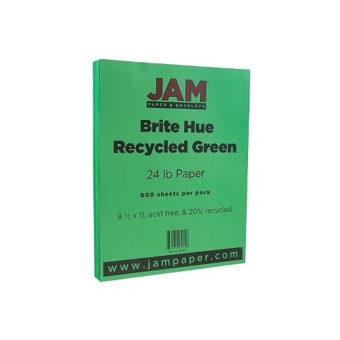 Jam Paper 8.5 X 11 Recycled Parchment Paper 24 Lbs. 100