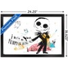 Trends International Disney Tim Burton's The Nightmare Before Christmas - Ink Pumpkin King Framed Wall Poster Prints - 3 of 4