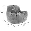 Bean Bag Chair With Tufted Stuffed Filling,Fluffy And Lazy Sofa,BeanBag Chairs With Memory Foam For Apartment Living Room-Cuddlewood - 4 of 4