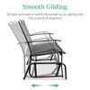 Best Choice Products 2-Person Outdoor Swing Glider, Steel Patio Loveseat, Bench Rocker w/ Armrests - 2 of 4