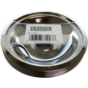 Stanco 700-8B Drip Bowls, Steel, Chrome, Silver, 8" - 1 of 1