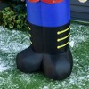 6' Christmas Inflatable Nutcracker Toy Soldier with Candy Cane, Outdoor Blow-Up Yard Decoration with LED Lights Display - 4 of 4