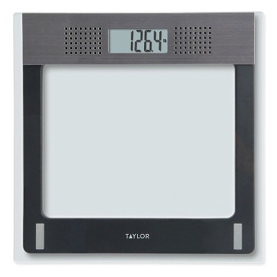 Taylor 440-lb Digital Clear Bathroom Scale in the Bathroom Scales  department at