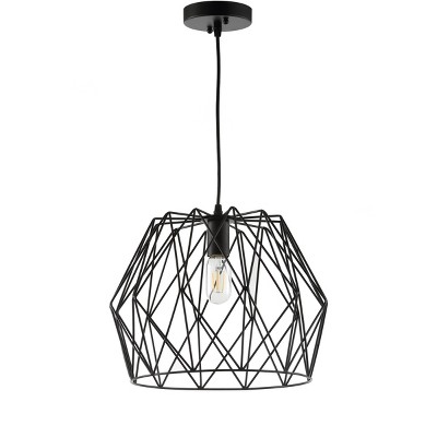 Electra 14.5" Pendant - PND4033 - Black - Safavieh