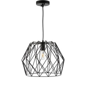Electra 14.5" Pendant - PND4033 - Black - Safavieh - 1 of 4