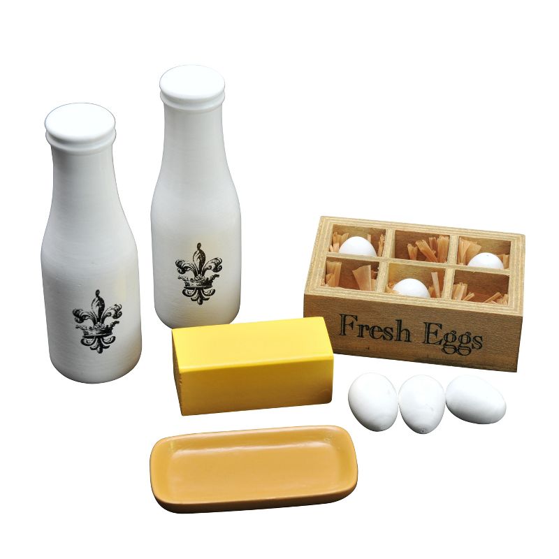 The Queen's Treasures 11 Piece Vintage Milk, Eggs And Butter Kitchen Food, 4 of 7