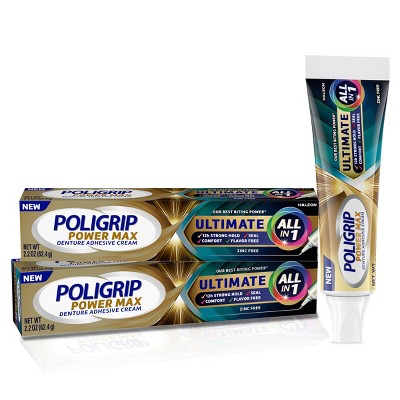 Poligrip Ultimate All in One Denture Care - 2pk