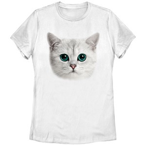Women's Lost Gods Cat Stare T-Shirt - 1 of 4