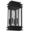 Livex Lighting Princeton 2 - Light Wall Light in  Black - 4 of 4
