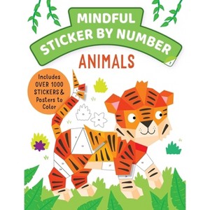 Mindful Sticker by Number: Animals - by  Insight Kids (Paperback) - 1 of 1