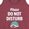 Women's - Instant Message - Please Do Not Disturb Graphic Racerback Tank - 2 of 4