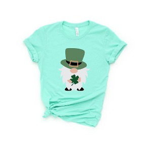 Simply Sage Market Women's Clover Gnome St. Patrick's Day Short Sleeve Graphic Tee - 1 of 3