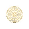 John Bead Beadwork Findings Mandala Gold Jewelry Making Finding, 9pcs - 2 of 4