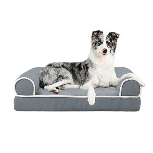 iMountek"Washable Dog Bed Sofa with Removable Cover for Medium & Large Dogs - Soft Pet Cushion Mattress"Dark Grey - 1 of 4
