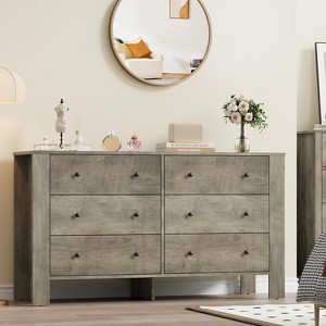 Acekool 6-Drawer Dresser - Modern Chest with Deep Storage - 1 of 4