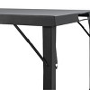 Versatile Outdoor Cabinet with Folding & Expandable Work Surfaces, Ample Storage Space, and Lockable Wheels, Matte Black - 2 of 4
