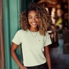 Dalix Womens Lil Peach Lightweight Everyday Tee - 3 of 4