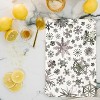 Ninola Design Winter Stars Snowflakes Gray Cutting Board Rectangle -Deny Designs - 2 of 3