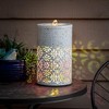 Sullivans 12" Speckled Moroccan LED Tabletop Fountain, White - 3 of 4