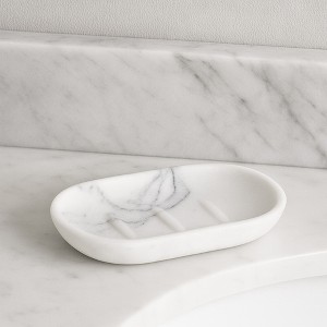 Evideco French Home Goods Marble Resin Hand Soap Dish - 1 of 4
