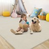 Washable Modern Solid Non Slip Area Rugs for Bedroom Living Room, Indoor Contemporary Floor Carpet for Home Office - 3 of 4