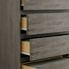 Max & Lily Dresser, 4 Storage Drawers Farmhouse Solid Wood Bedroom Dressers - 3 of 4