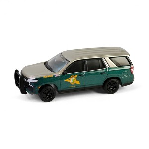 1/64 2023 Tahoe Police Pursuit Vehicle New Hampshire State Police Hot Pursuit 46 43040-F - 1 of 4
