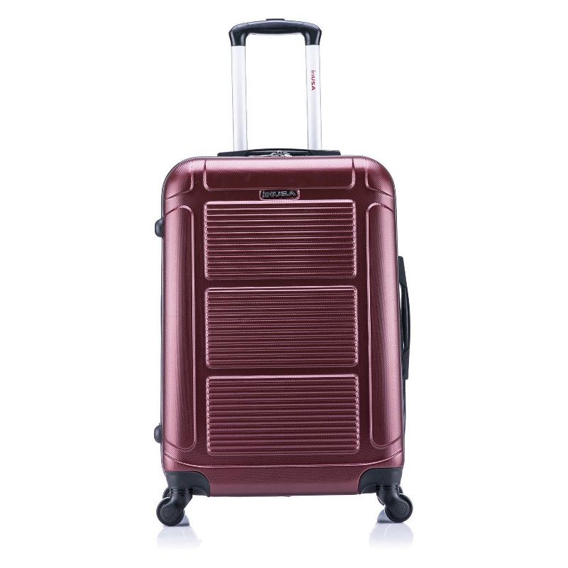 InUSA Pilot Lightweight Hardside Medium Checked Spinner Suitcase , 1 of 6
