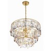Crystorama Lighting Elsa 3 - Light Pendant in  Antique Gold - 2 of 4