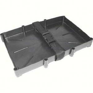 T-H Marine Narrow Battery Tray Holder with Durable Poly Strap - Boat and RV - Model NBH24PDP - 1 of 1
