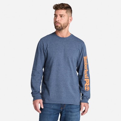 Timberland Men's Core Logo Long-Sleeve T-Shirt
